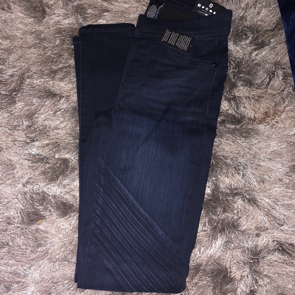 High waist moto jeans